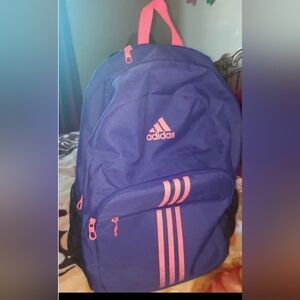 Adidas Men's Backpack in Purple and Orange Big Size Is Good For Travel ..